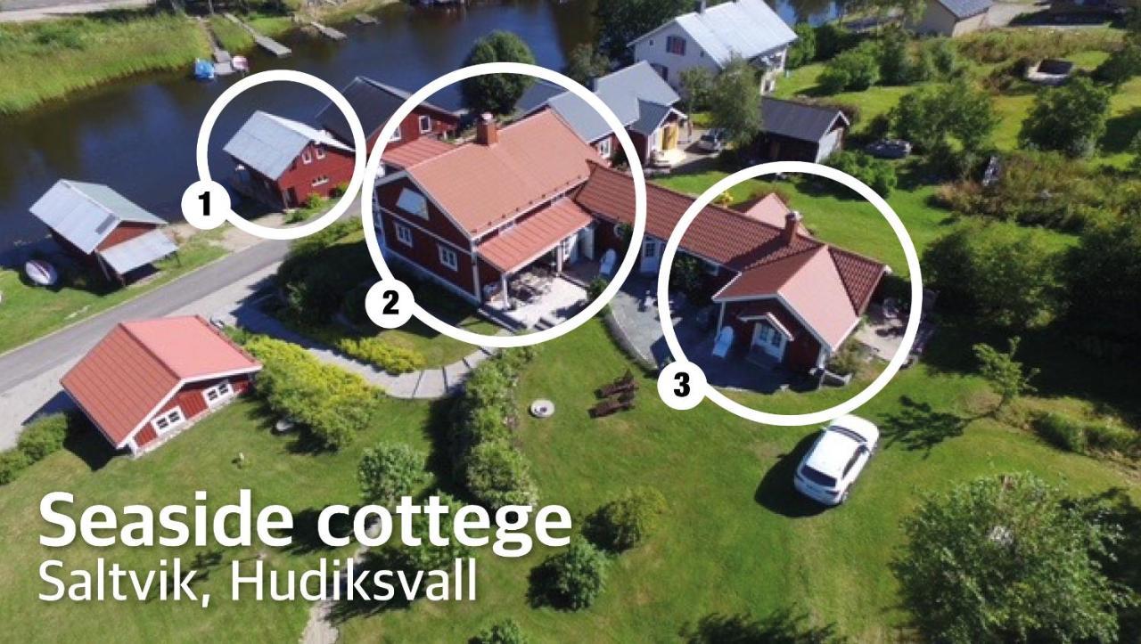 Seaside Cottage House Nr 1, Saltvik Hudiksvall Buitenkant foto